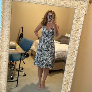 Express Leopard print dress
